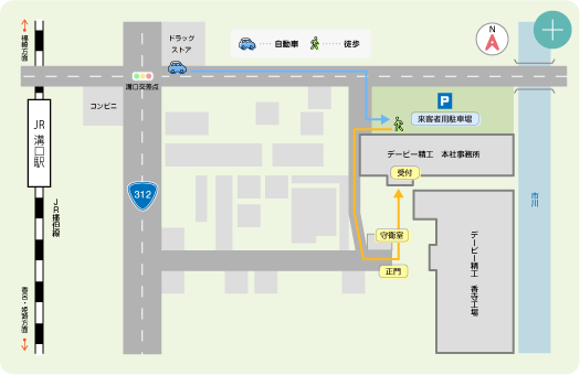 本社・香寺工場詳細図